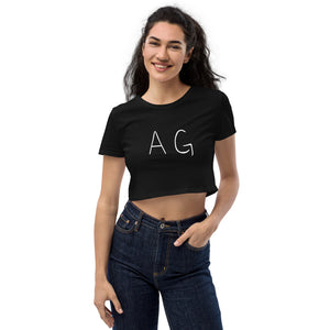 Open image in slideshow, Woman wearing AG Attitude black crop top
